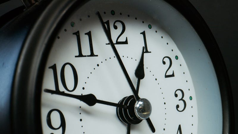 a close up image of a clock